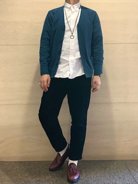「SILVER BULLET（シルバーバレット）のアイテム（リング）」を使った、しのはさんさん（メンズ・173cm・20代）の冬コーディネート