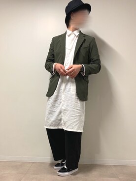 「COMME CA ISM（コムサイズム）のアイテム（アクセサリー）」を使った、しのはさんさん（メンズ・173cm）の春コーディネート