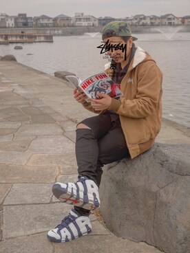 おまめくんさん(メンズ・170cm)の冬コーディネート