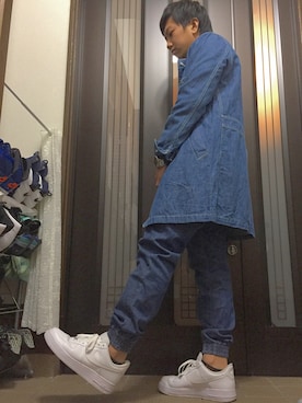 おまめくんさん（メンズ・170cm）の冬コーディネート