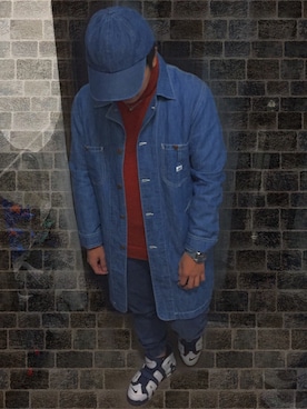 おまめくんさん（メンズ・170cm）の冬コーディネート