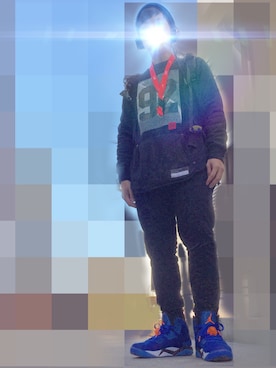 おまめくんさん（メンズ・170cm）の冬コーディネート