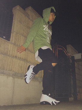 おまめくんさん（メンズ・170cm）の春コーディネート