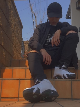 おまめくんさん（メンズ・170cm）の春コーディネート