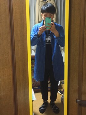 「ソックス」｜「アイテム（PC・スマホグッズ/家電）」を使った、おまめくんさん（メンズ・170cm）の春コーディネート