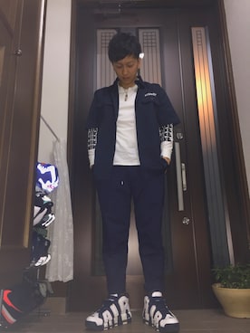 おまめくんさん（メンズ・170cm）の春コーディネート