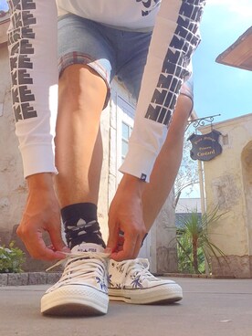 おまめくんさん（メンズ・168cm）の春コーディネート