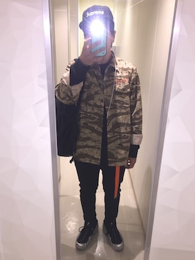 おまめくんさん（メンズ・168cm）の春コーディネート