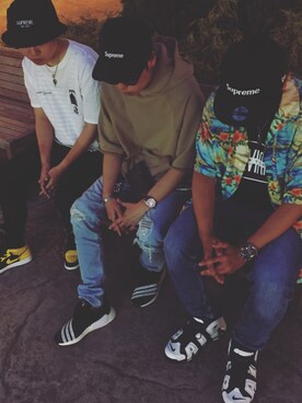 おまめくんさん(メンズ・168cm)の春コーディネート