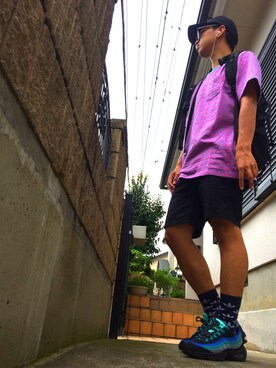 おまめくんさん（メンズ・168cm）の夏コーディネート