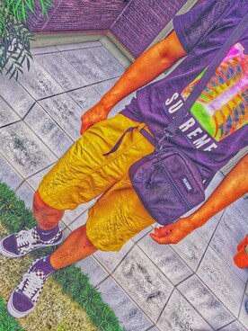 おまめくんさん（メンズ・168cm）の夏コーディネート