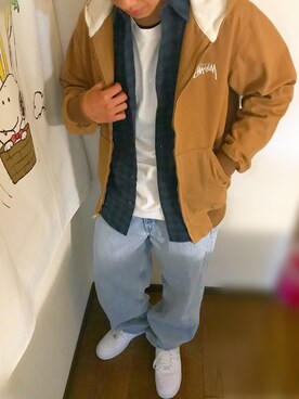 おまめくんさん(メンズ・168cm)の秋コーディネート