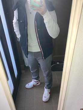 おまめくんさん（メンズ・168cm）の秋コーディネート