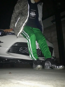 「Kinetics（キネティクス）のアイテム」を使った、おまめくんさん（メンズ・168cm）の冬コーディネート