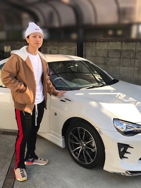 おまめくんさん（メンズ・168cm）の冬コーディネート