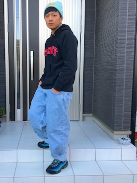 おまめくんさん(メンズ・168cm)の冬コーディネート