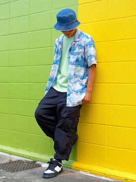 おまめくんさん（メンズ・168cm）の夏コーディネート