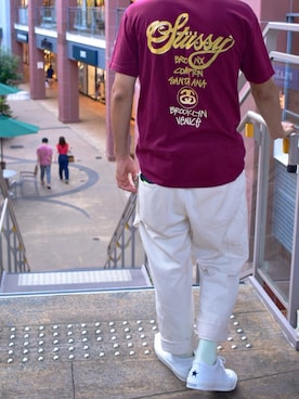 おまめくんさん（メンズ・168cm）の夏コーディネート