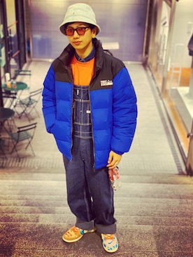 おまめくんさん（メンズ・168cm）の冬コーディネート