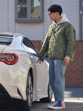 おまめくんさん(メンズ・168cm)の冬コーディネート