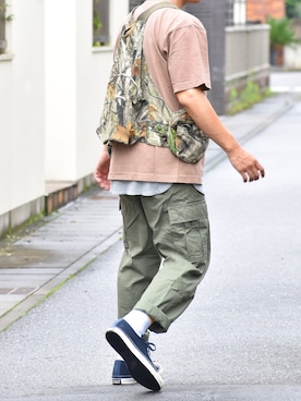 おまめくんさん（メンズ・168cm）の夏コーディネート