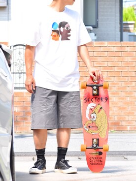 おまめくんさん（メンズ・168cm）の夏コーディネート