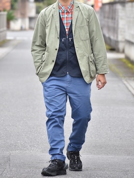 おまめくんさん（メンズ・170cm）の秋コーディネート