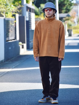 「DOLCEのアイテム」を使った、おまめくんさん（メンズ・170cm）の秋コーディネート