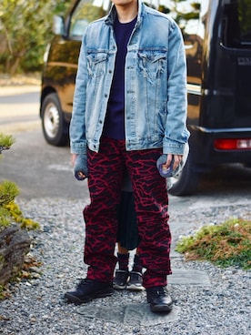 おまめくんさん(メンズ・170cm)の冬コーディネート