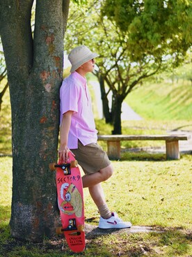 おまめくんさん(メンズ・170cm)の春コーディネート