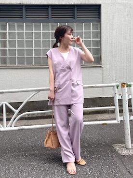 YUKO ONOさん(レディース・155cm)の春コーディネート