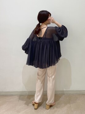 YUKO ONOさん（レディース・155cm）の夏コーディネート