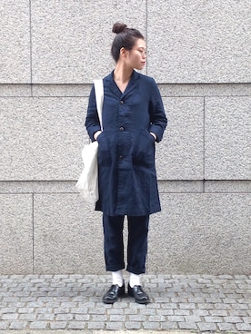 「OMNIGOD（オムニゴッド）のアイテム（その他アウター）」を使った、OMNIGOD代官山さん（レディース・168cm）の春コーディネート
