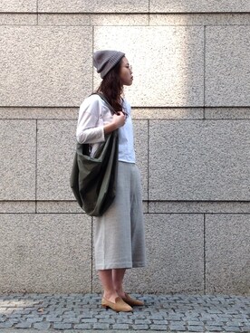 「ドミンゴ」｜「アイテム（帽子）」を使った、OMNIGOD代官山さん（レディース・168cm）の春コーディネート