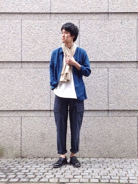 「OMNIGOD（オムニゴッド）のアイテム（財布/小物）」を使った、OMNIGOD代官山さん（メンズ・183cm）の春コーディネート