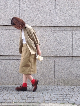 「ドミンゴ」｜「アイテム（ブーツ）」を使った、OMNIGOD代官山さん（レディース・160cm）の春コーディネート