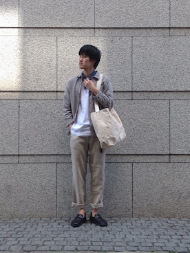 「SBTRACT（サブトラクト）のアイテム」を使った、OMNIGOD代官山さん（メンズ・183cm）の春コーディネート