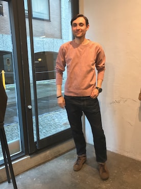 「OMNIGOD（オムニゴッド）のアイテム」を使った、OMNIGOD代官山さん（メンズ・181cm）の秋コーディネート