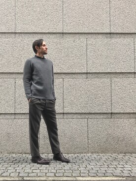 「OMNIGOD（オムニゴッド）のアイテム」を使った、OMNIGOD代官山さん（メンズ・181cm）の秋コーディネート