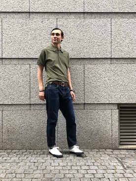 「ASAHI（アサヒ）のアイテム」を使った、OMNIGOD代官山さん（メンズ・181cm）の夏コーディネート