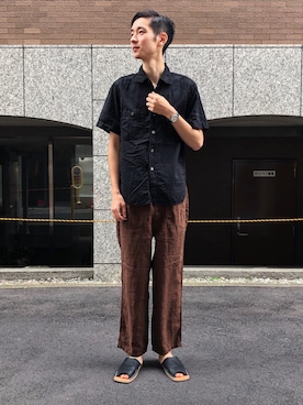 「OMNIGOD」｜OMNIGOD代官山さん（メンズ・180cm）の夏コーディネート