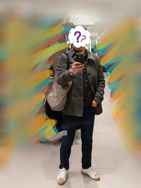 「SHIPS（シップス）のアイテム（ピーコート）」を使った、Ossanさん（メンズ・176cm）の冬コーディネート