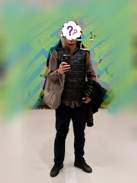 「NANO universe（ナノユニバース）のアイテム（スタジャン）」を使った、Ossanさん（メンズ・176cm）の冬コーディネート