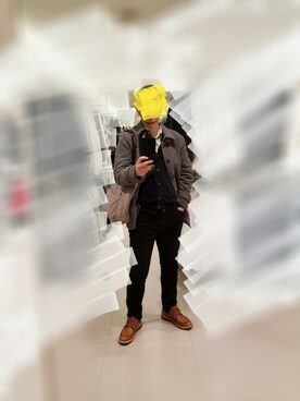「SHIPS（シップス）のアイテム（ピーコート）」を使った、Ossanさん（メンズ・176cm）の春コーディネート
