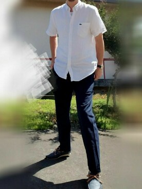 「ARIGATO（アリガトウ）のアイテム」を使った、Ossanさん（メンズ・176cm）の秋コーディネート