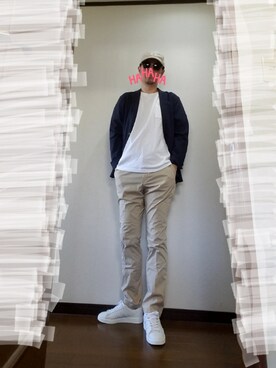 「Herschel Supply Co.（ハーシェルサプライ）のアイテム（帽子）」を使った、Ossanさん（メンズ・176cm）の秋コーディネート