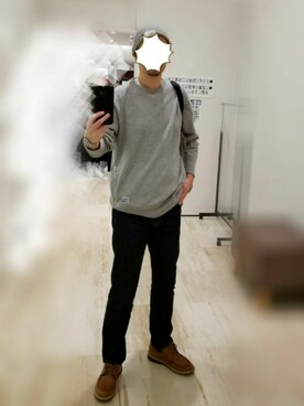 「DISCUS（ディスカス）のアイテム（スウェット）」を使った、Ossanさん（メンズ・176cm）の秋コーディネート