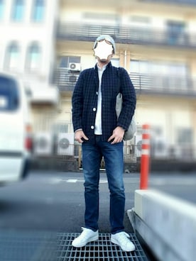 「BEAMS（ビームス）のアイテム（カバーオール）」を使った、Ossanさん（メンズ・176cm）の秋コーディネート