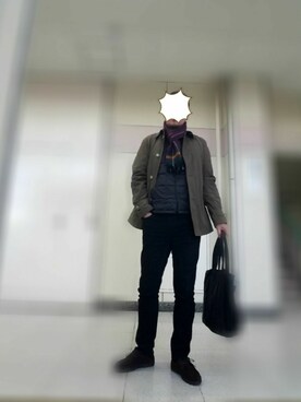 「SHIPS JET BLUE（シップスジェットブルー）のアイテム（ファッション雑貨）」を使った、Ossanさん（メンズ・176cm）の冬コーディネート