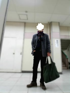 「SHIPS JET BLUE（シップスジェットブルー）のアイテム」を使った、Ossanさん（メンズ・176cm）の冬コーディネート